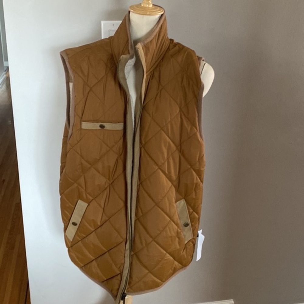 EDDIE BAUER reversible vest, XL,‎ Long.
